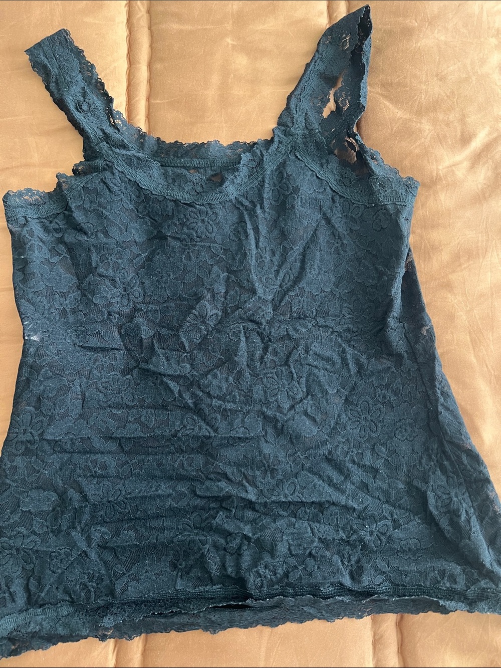 Hanky Panky Black Floral Lace Camisole